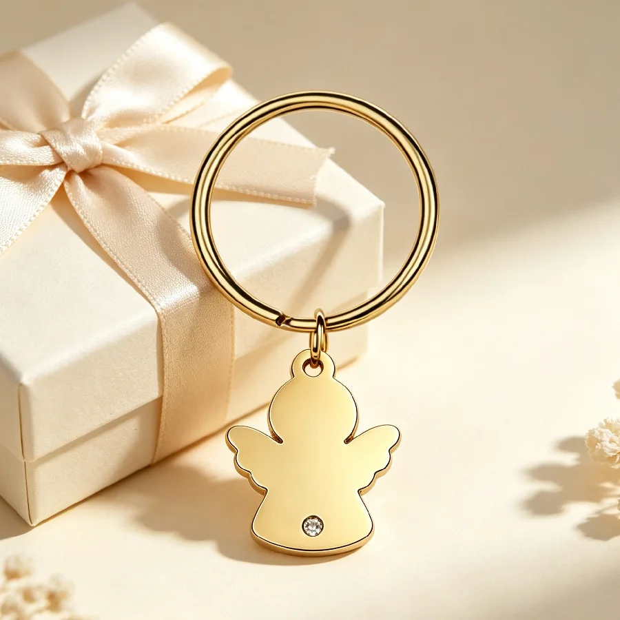 5Pcs/Lot Mirror Polish Stainless Steel Lovely Angel With Zircon Pendant Keychain For Fashion Jewelry Accessories
5Pcs/Lot Mirror Polish Stainless Steel Lovely Angel With Zircon Pendant Keychain For Fashion Jewelry Accessories