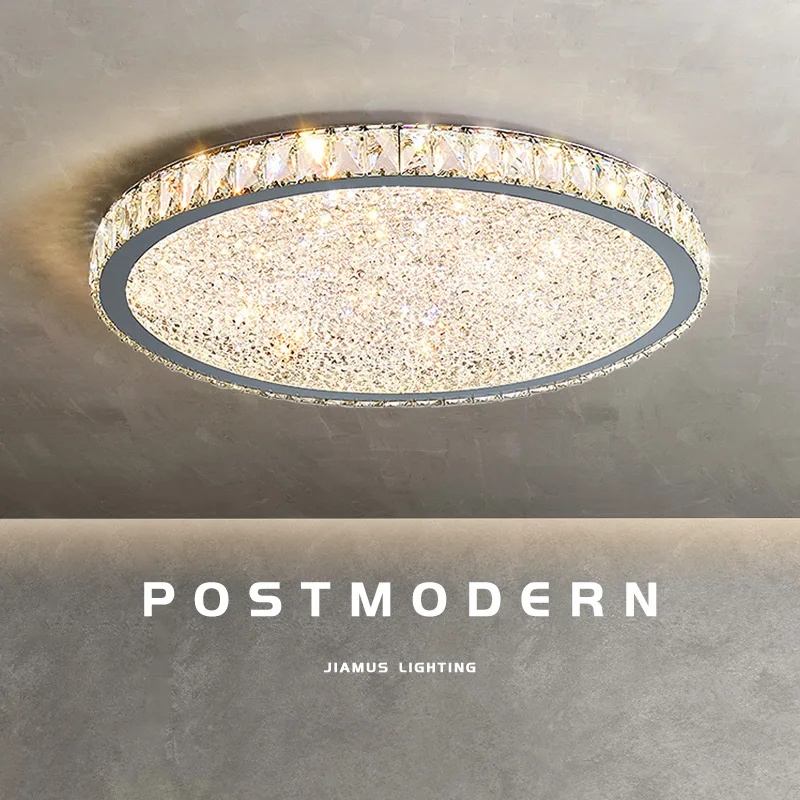 Luxury Crystal Ceiling Lamp Ultra-thin Round Led Bedroom Ceiling Chandelier Lamp Modern Stainless Steel Nordic Light Fixture
Luxury Crystal Ceiling Lamp Ultra-thin Round Led Bedroom Ceiling Chandelier Lamp Modern Stainless Steel Nordic Light Fixture