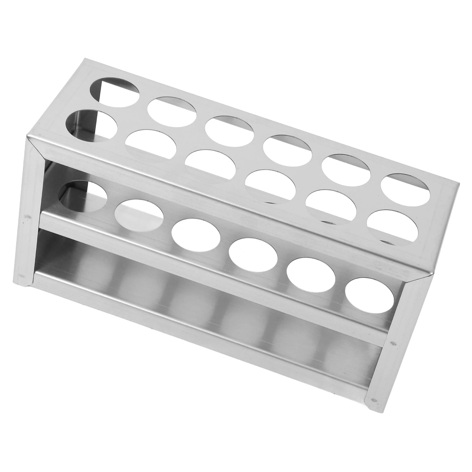 Stainless Steel Test Tube Rack 40 Holes Diameter ≤21mm Tubes Lab Inspection Reusable Drying Storage
Stainless Steel Test Tube Rack 40 Holes Diameter ≤21mm Tubes Lab Inspection Reusable Drying Storage