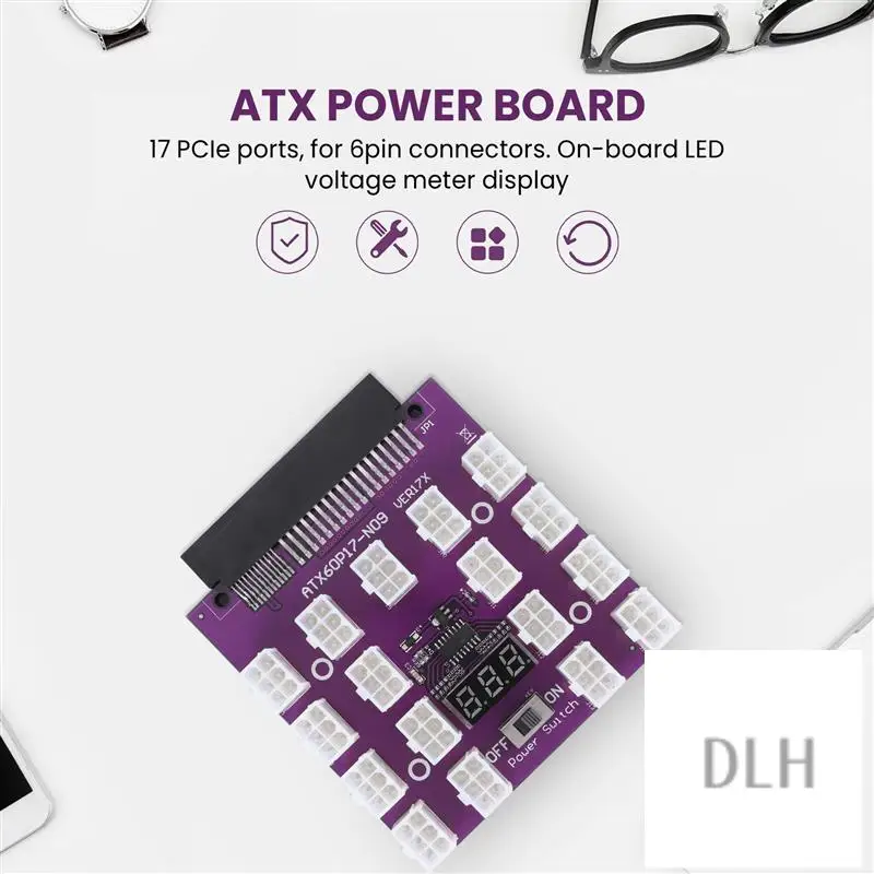Обновленная версия VO ATX 17 X 6-контактный блок питания, адаптер-адаптер, преобразователь 12 В для майнинга Ethereum BTC
Обновленная версия VO ATX 17 X 6-контактный блок питания, адаптер-адаптер, преобразователь 12 В для майнинга Ethereum BTC