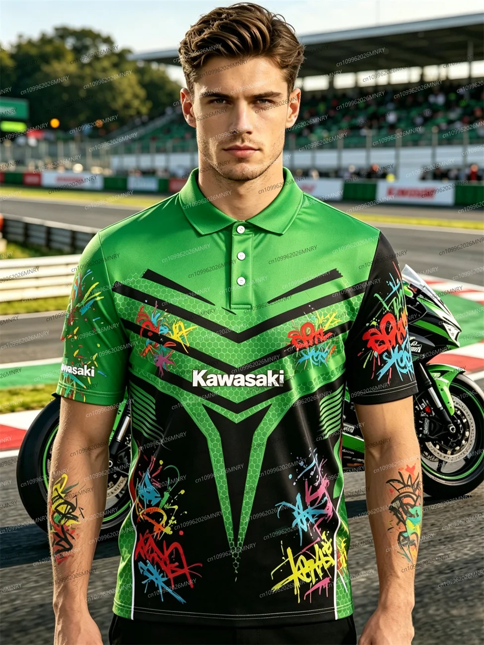 Kawasaki Motorcycle Racer Riding men's polo shirts Summer men Short Sleeve Women T-Shirt Oversized Clothing Tops Men's clothing
Kawasaki Motorcycle Racer Riding men's polo shirts Summer men Short Sleeve Women T-Shirt Oversized Clothing Tops Men's clothing