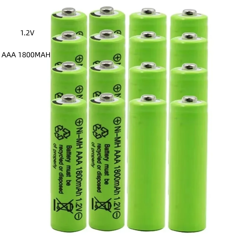 AAA 1800mAh Ni-MH 1.2V Rechargeable Battery 3A for Camera And Toy 100% New High Capacity Primary Battery
AAA 1800mAh Ni-MH 1.2V Rechargeable Battery 3A for Camera And Toy 100% New High Capacity Primary Battery