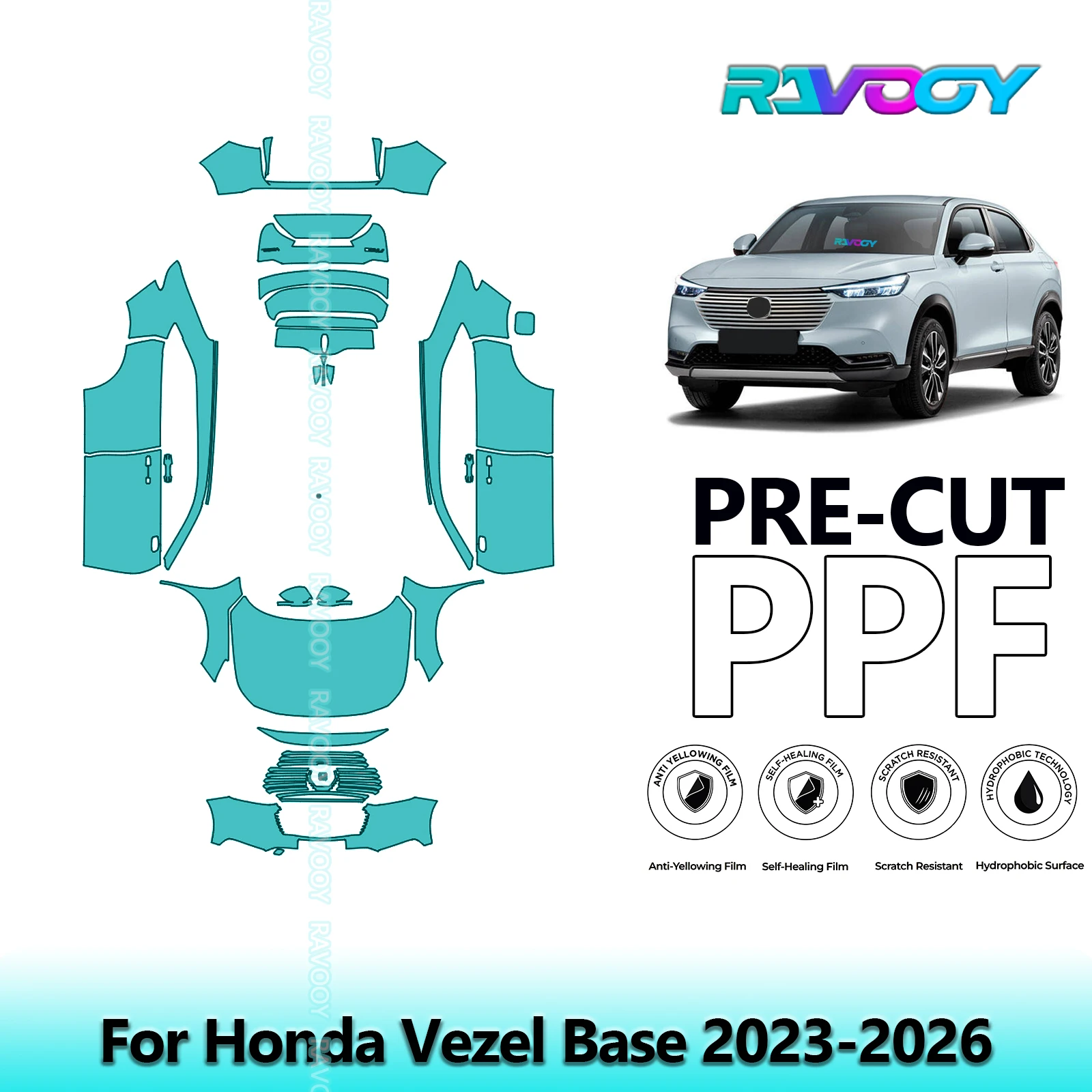 Защитная пленка для кузова Honda Vezel Base 2023-2026, предварительно вырезанная, полная защита от царапин, внешняя, ТПУ, PPF
Защитная пленка для кузова Honda Vezel Base 2023-2026, предварительно вырезанная, полная защита от царапин, внешняя, ТПУ, PPF