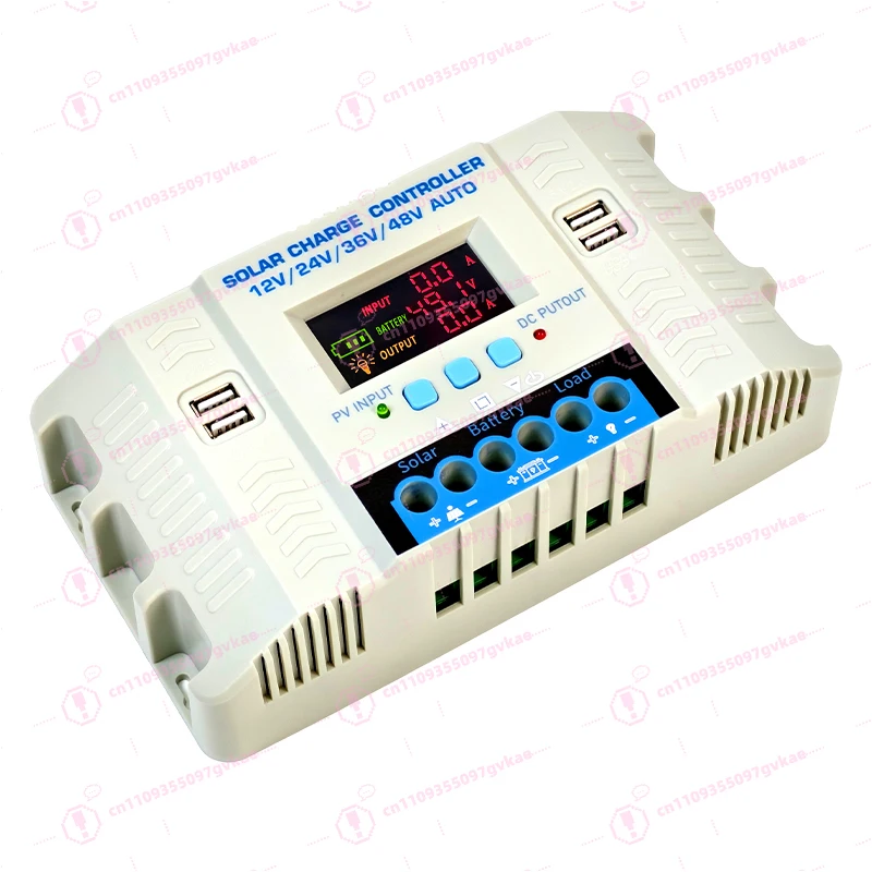 ШИМ, 60 А, выход 12 В, 24 В, 36 В, 48 В, автоматическая идентификация, контроллер заряда солнечной батареи с 4 портами USB
ШИМ, 60 А, выход 12 В, 24 В, 36 В, 48 В, автоматическая идентификация, контроллер заряда солнечной батареи с 4 портами USB