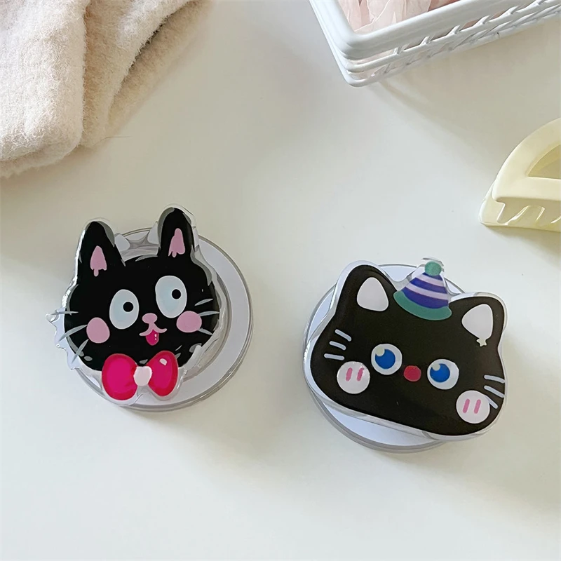 Korean Cute Cat For Magsafe Magnetic Phone Griptok Grip Tok Stand For iPhone Foldable Wireless Charging Case Holder Finger Ring
Korean Cute Cat For Magsafe Magnetic Phone Griptok Grip Tok Stand For iPhone Foldable Wireless Charging Case Holder Finger Ring