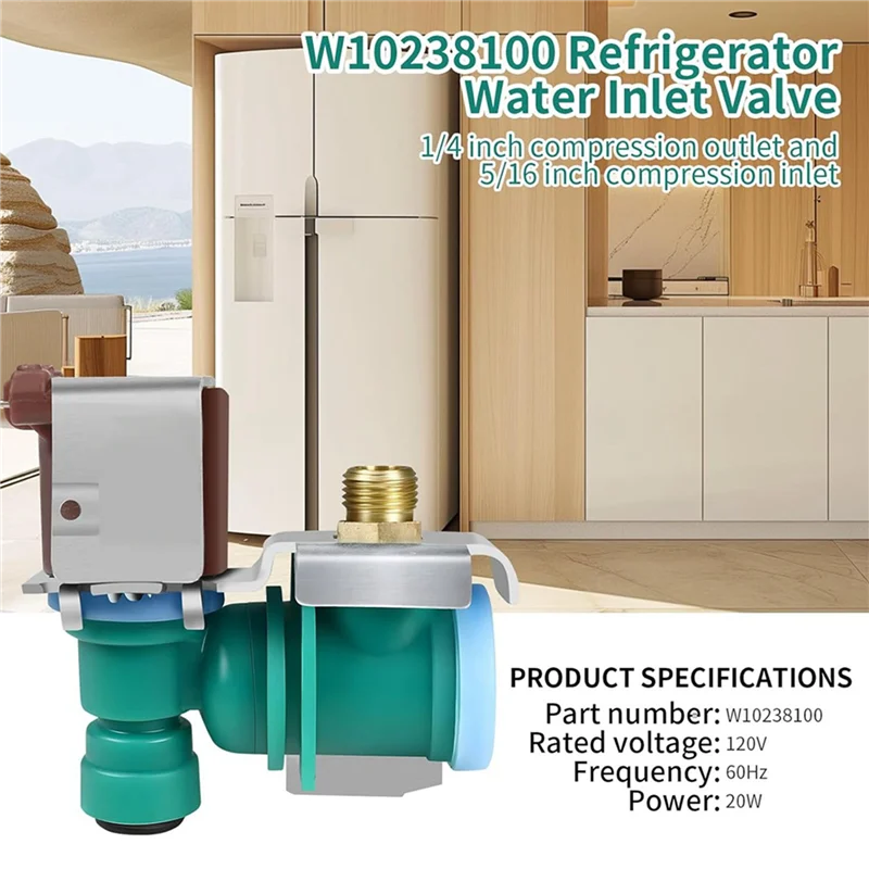BHTS-2X W10238100 Впускной клапан для воды в холодильнике для Whirlpool, Kenmore, Kenmore, Kenenaid, Maytag, W10238100 WPW10238100 W1049899
BHTS-2X W10238100 Впускной клапан для воды в холодильнике для Whirlpool, Kenmore, Kenmore, Kenenaid, Maytag, W10238100 WPW10238100 W1049899
