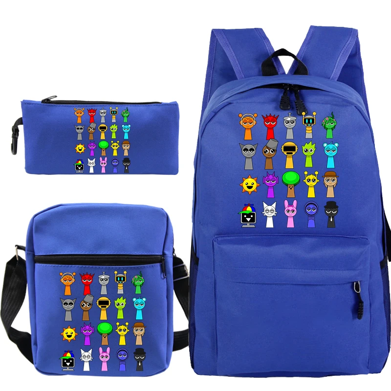 Kids Backpack 3pcs/Set Funny Sprunki Incredibox Game Kids Shoulder Bag Primary Student Cartoon 3pcs Set Backpack Pencil Case
Kids Backpack 3pcs/Set Funny Sprunki Incredibox Game Kids Shoulder Bag Primary Student Cartoon 3pcs Set Backpack Pencil Case