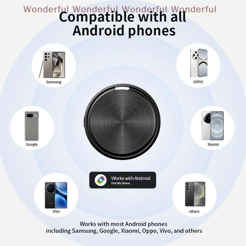 Car Keys-Wallet-Bag Pet Locator Bluetooth Mini GPS Tracker for Android with Google Find My Device App 
Car Keys-Wallet-Bag Pet Locator Bluetooth Mini GPS Tracker for Android with Google Find My Device App