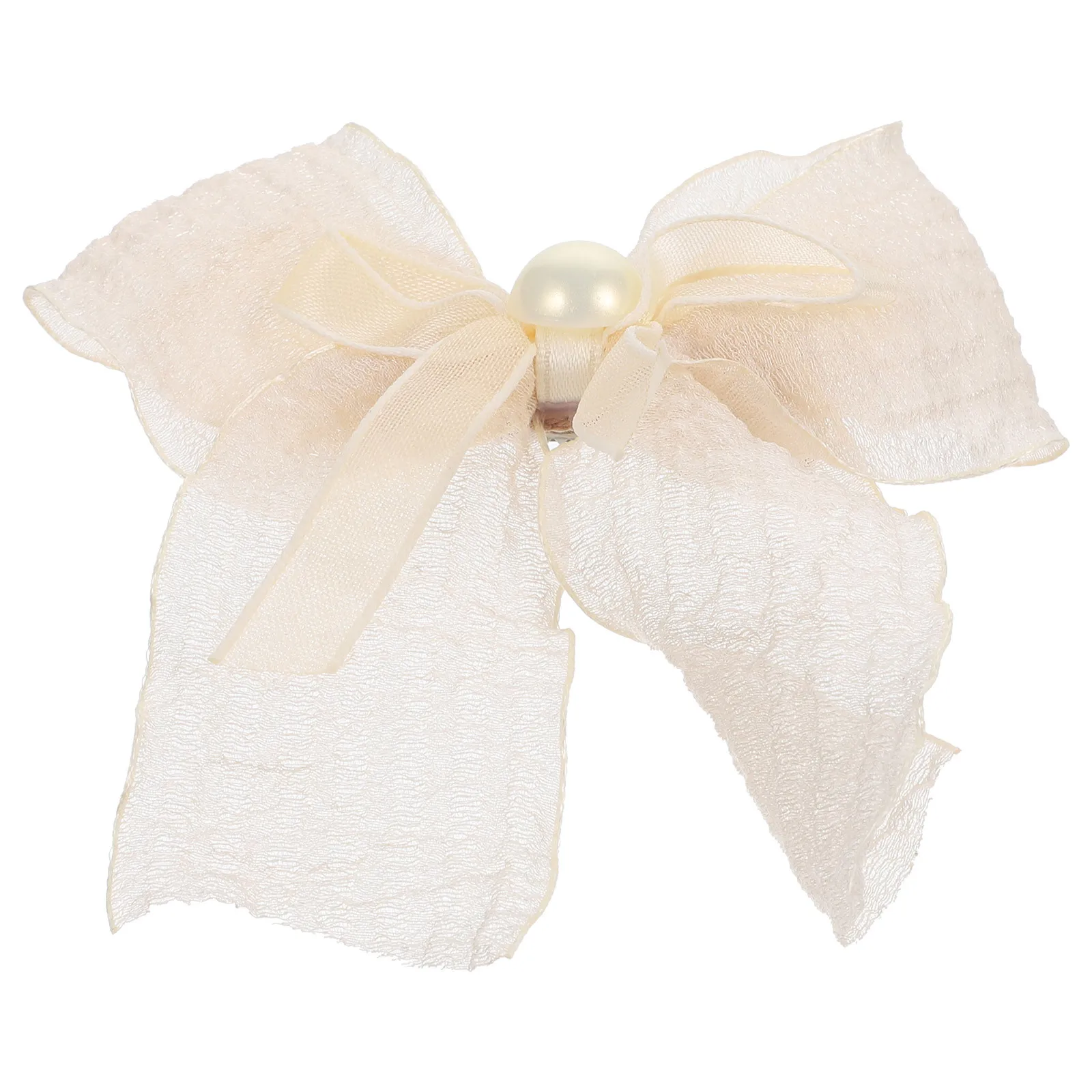 Stylish Lace Bowknot Hair Clip with Pearl Trim Chic Tulle Hairpin for Girls Women Party Prom Date Wedding Birthday Celebration
Stylish Lace Bowknot Hair Clip with Pearl Trim Chic Tulle Hairpin for Girls Women Party Prom Date Wedding Birthday Celebration