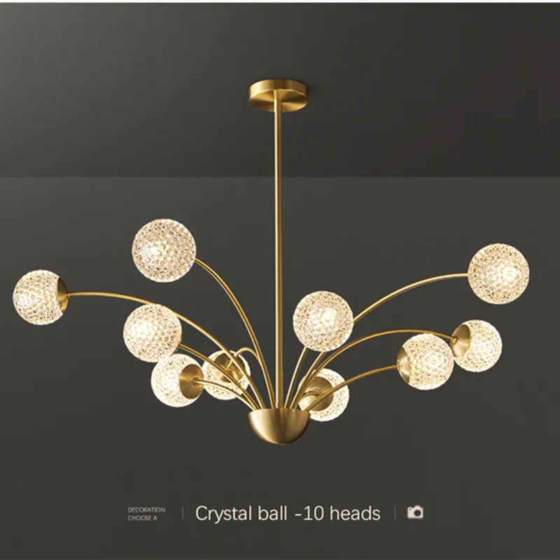Modern LED Chandelier Gold Indoor Glass Crystal Lighting For Bedroom Living Room Hall Dining Study Lustre Home Copper Lights
Modern LED Chandelier Gold Indoor Glass Crystal Lighting For Bedroom Living Room Hall Dining Study Lustre Home Copper Lights