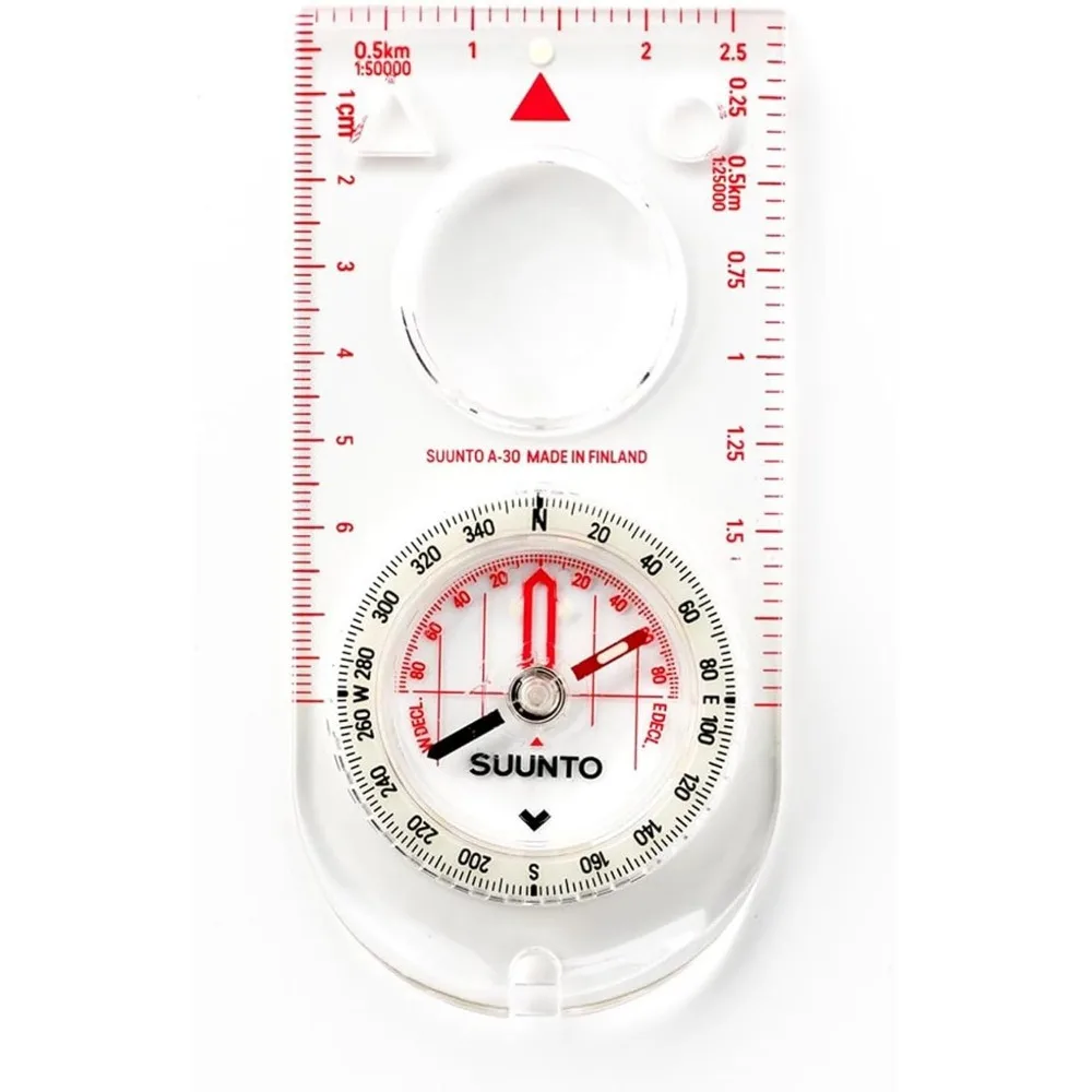 Compact hiking compass with luminous markings for low light navigation
Compact hiking compass with luminous markings for low light navigation