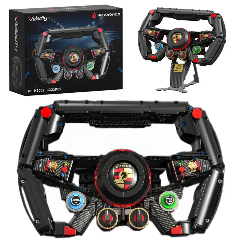 MOC Racing Car Steering Wheel Holder Building Blocks Vehicle Steering Wheel Toy Home Decoration Creative Birthday Gift
MOC Racing Car Steering Wheel Holder Building Blocks Vehicle Steering Wheel Toy Home Decoration Creative Birthday Gift
