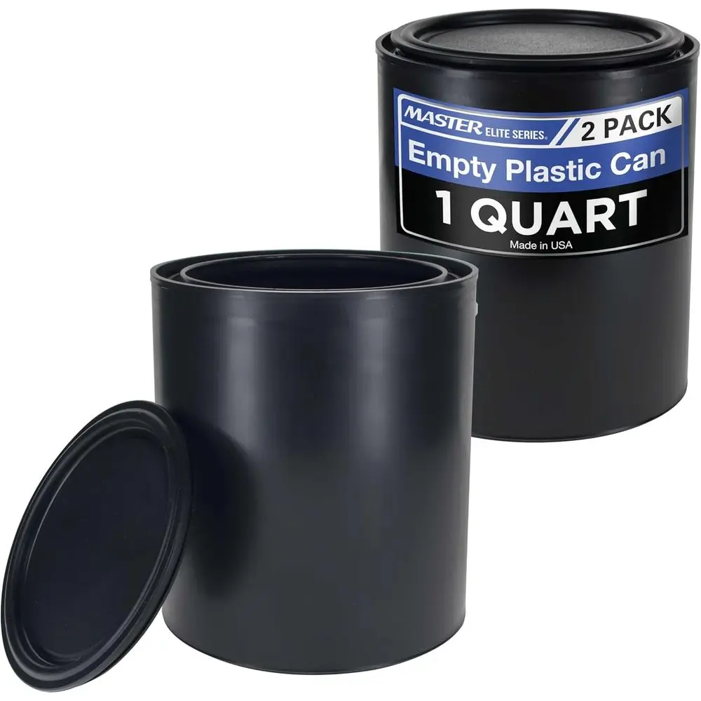 1 Quart Empty Plastic Paint Bucket, Pack of 2, Triple Lock Lid, 32 oz, Plastic Coating Storage Container
1 Quart Empty Plastic Paint Bucket, Pack of 2, Triple Lock Lid, 32 oz, Plastic Coating Storage Container