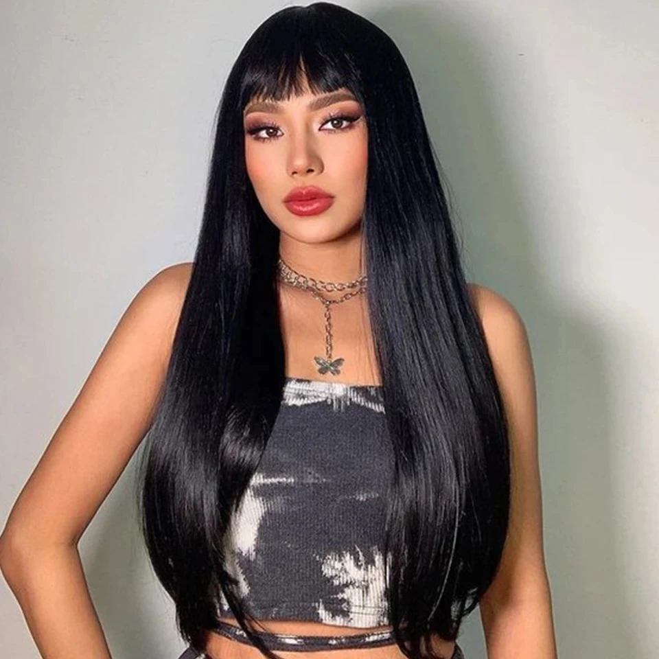Straight Human Hair Wigs With Bangs Malaysian Natural Color 100% 8 To 28 Inch Long Remy Human Hair Wigs Full Machine Made Wigs
Straight Human Hair Wigs With Bangs Malaysian Natural Color 100% 8 To 28 Inch Long Remy Human Hair Wigs Full Machine Made Wigs