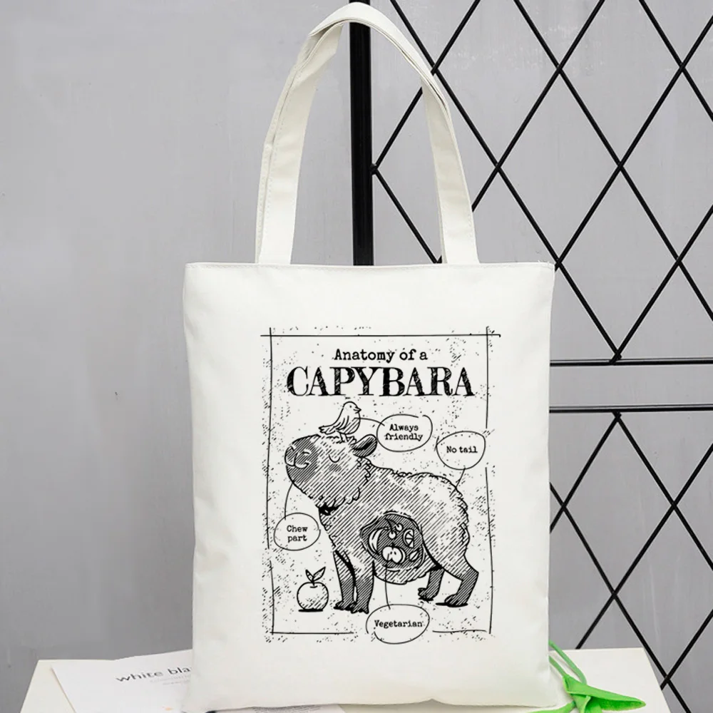 Сумка для покупок capybaba, экологически чистая сумка из хлопка, тканевая сумка
Сумка для покупок capybaba, экологически чистая сумка из хлопка, тканевая сумка