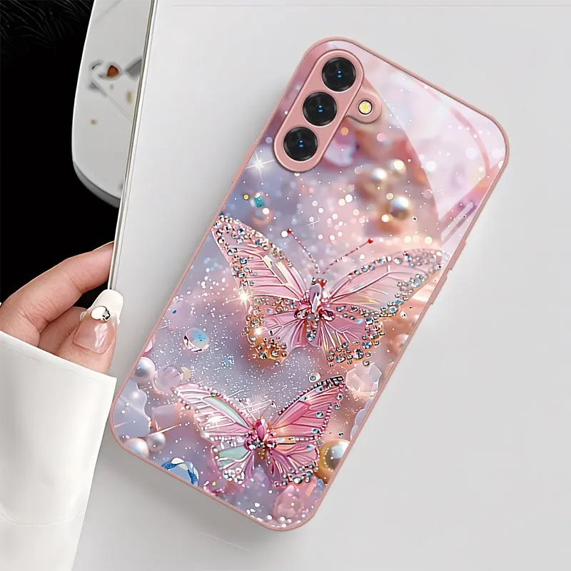Pink Rhinestone Butterfly Pattern Phone Case for Galaxy S26/S25/S24/S23 Ultra /S22 Ultra/S20 Ultra/56/A72/A73 5G
Pink Rhinestone Butterfly Pattern Phone Case for Galaxy S26/S25/S24/S23 Ultra /S22 Ultra/S20 Ultra/56/A72/A73 5G