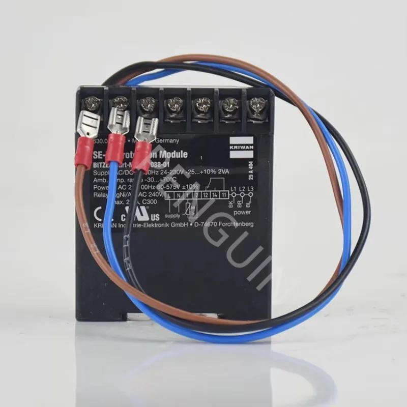 Refrigeration Parts SE-E2 24-230V 50-60Hz/DC Original Bltzer Compressor Motor Protection Module
Refrigeration Parts SE-E2 24-230V 50-60Hz/DC Original Bltzer Compressor Motor Protection Module