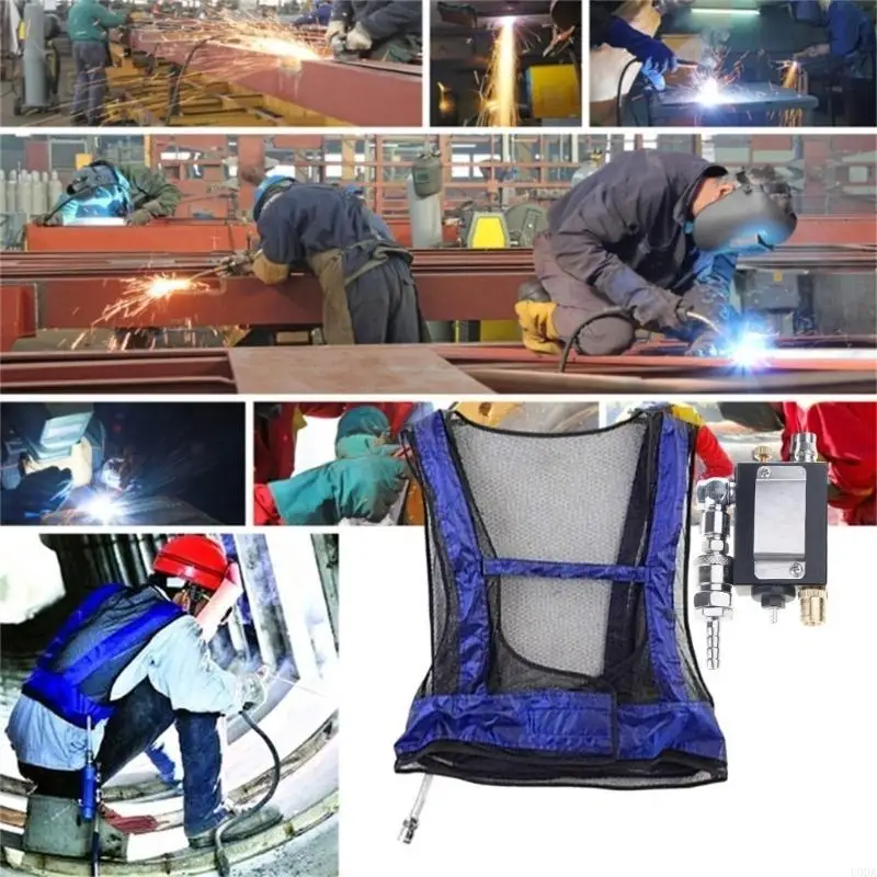 Welding Steel Air Compressed Cooling Waistcoat For Industrial Safety Construction Sites Heat Resistant Lightweight Gear
Welding Steel Air Compressed Cooling Waistcoat For Industrial Safety Construction Sites Heat Resistant Lightweight Gear