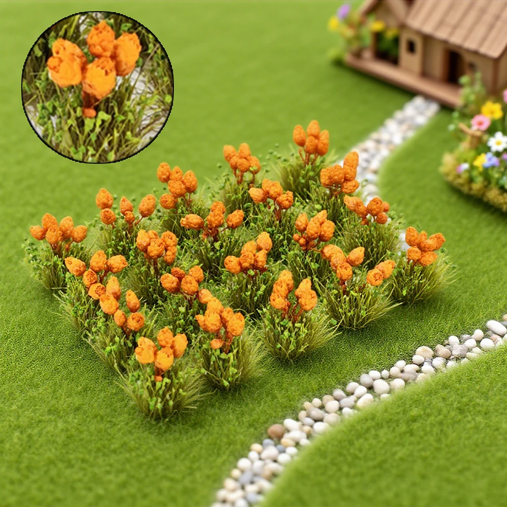 20pcs/box Miniature Flower Cluster Artificial Static Grass Tufts DIY Materials For Railway Train Sandtable Scene Garden Decor
20pcs/box Miniature Flower Cluster Artificial Static Grass Tufts DIY Materials For Railway Train Sandtable Scene Garden Decor