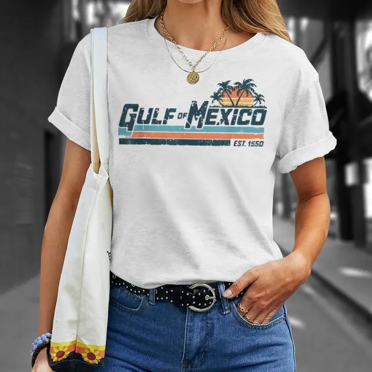 2025 Summer New Regular Shirt Gulf Mexico Fashion Print COTTON T-shirt Summer New Light Thin Men's Women's Tops Short Sleeves
2025 Summer New Regular Shirt Gulf Mexico Fashion Print COTTON T-shirt Summer New Light Thin Men's Women's Tops Short Sleeves