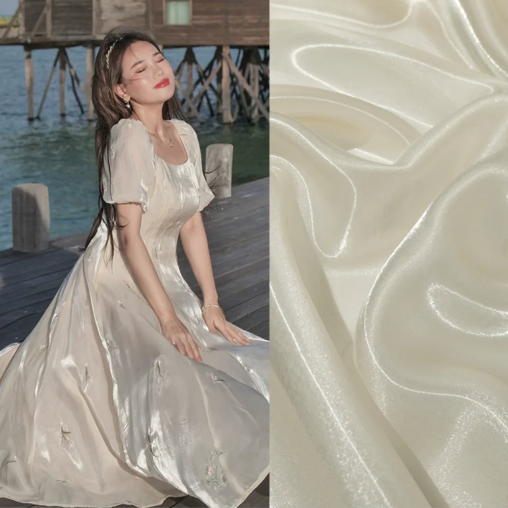 Liquid Gloss Satin Fabric Handmade Diy Sewing Wedding Dress Background Decoration Clothing Designer Fabrics Cloth
Liquid Gloss Satin Fabric Handmade Diy Sewing Wedding Dress Background Decoration Clothing Designer Fabrics Cloth