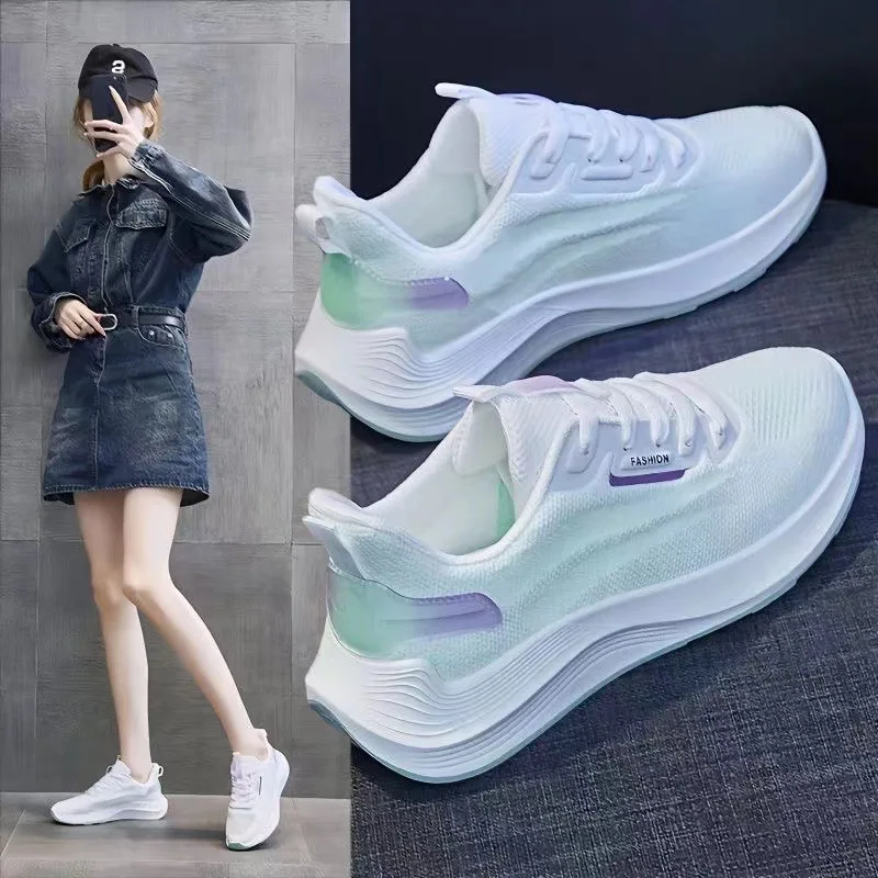 New Summer Casual Shoes for Women Fashionable Mesh Breathable Soft Bottom Comfortable Sports Shoes Student Korean Style Runni...
New Summer Casual Shoes for Women Fashionable Mesh Breathable Soft Bottom Comfortable Sports Shoes Student Korean Style Runni...