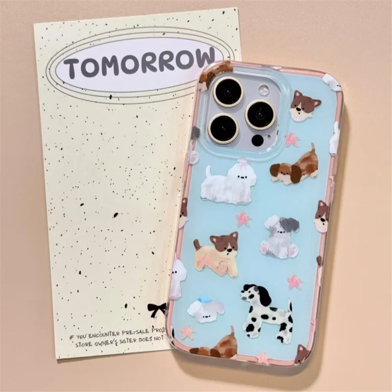 2-in-1 airbag painted pink frame puppy party phone case for iPhone 11 12 13 14 15 16 pro max
2-in-1 airbag painted pink frame puppy party phone case for iPhone 11 12 13 14 15 16 pro max