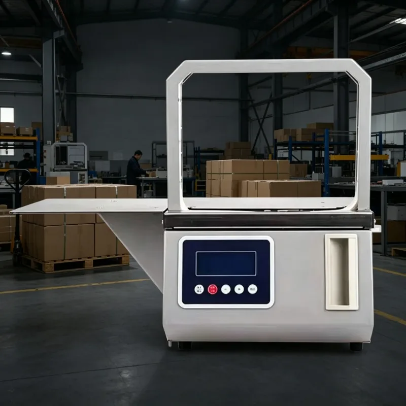 Small Automatic OPP Band Strapping Machine Vegetable Packer Bundler Supermarket English System
Small Automatic OPP Band Strapping Machine Vegetable Packer Bundler Supermarket English System