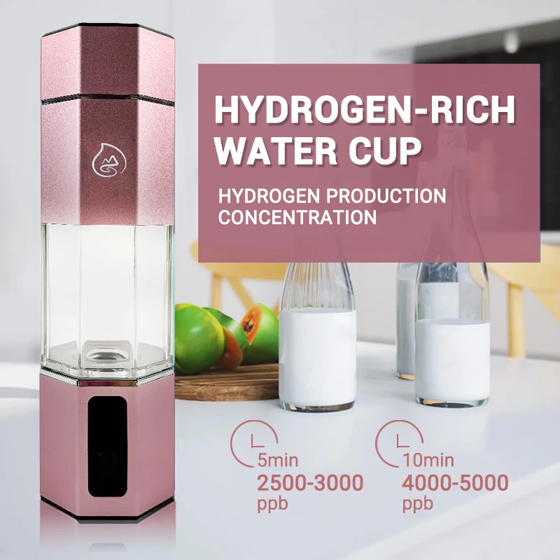 High Quality 3000-5000PPB Hydrogens Rich Water Bottle Cup Portable USB Powered Hydrogens Water Generator for Household Use
High Quality 3000-5000PPB Hydrogens Rich Water Bottle Cup Portable USB Powered Hydrogens Water Generator for Household Use