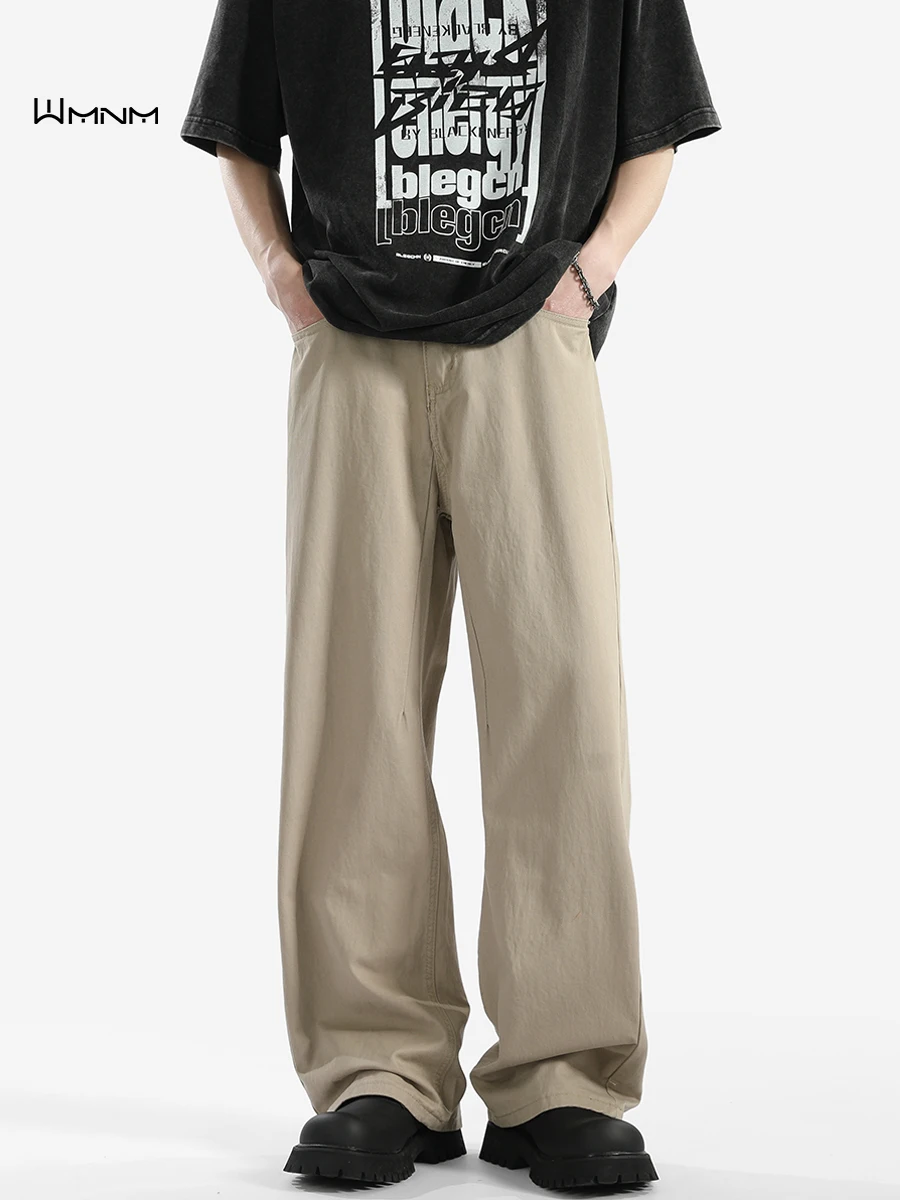 Мужские повседневные брюки в американском ретро-стиле из хлопка, свободные прямые брюки с широкими штанинами, весенняя мода
Мужские повседневные брюки в американском ретро-стиле из хлопка, свободные прямые брюки с широкими штанинами, весенняя мода