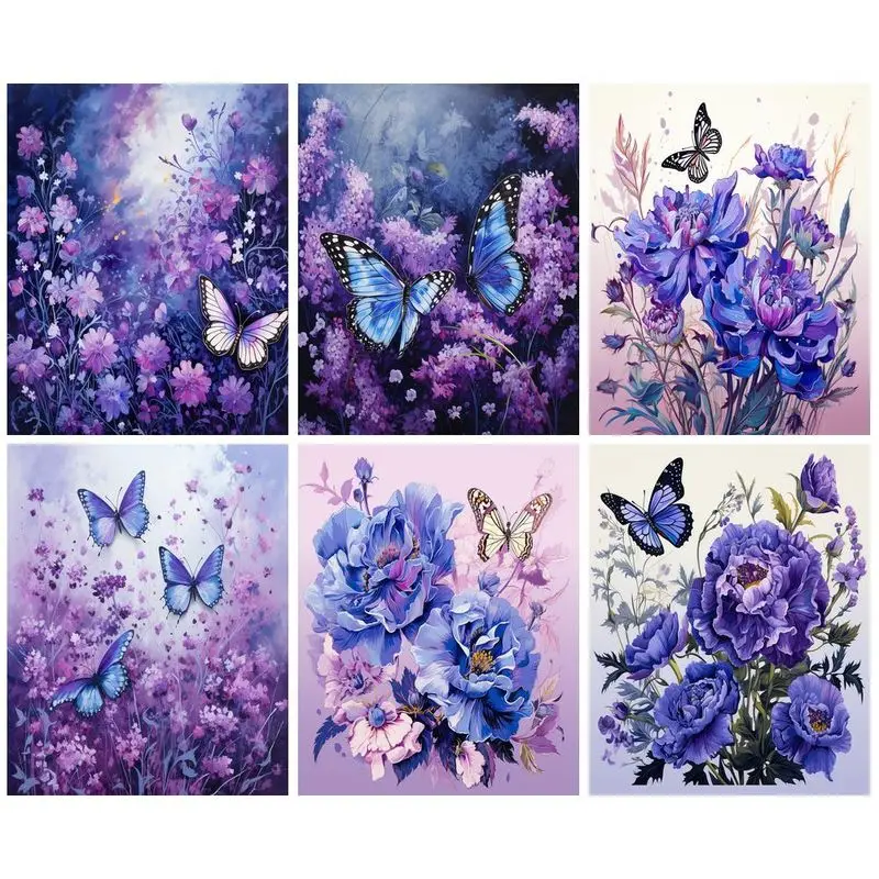 GATYZTORY Oil Painting By Numbers Adults Crafts 60x75cm Butterfly Flowers Handmade Frame On Canvas Coloring By Number Artwork
GATYZTORY Oil Painting By Numbers Adults Crafts 60x75cm Butterfly Flowers Handmade Frame On Canvas Coloring By Number Artwork