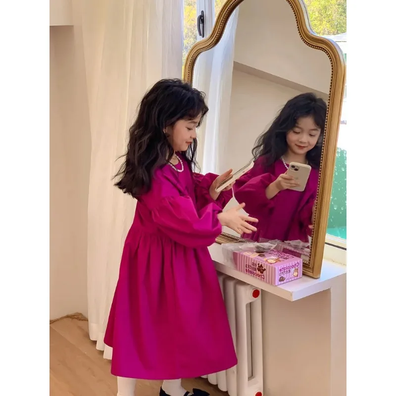 Новое осеннее корейское платье принцессы с рукавами-фонариками, длинная юбка для детей, одежда для девочек, платье для девочек
Новое осеннее корейское платье принцессы с рукавами-фонариками, длинная юбка для детей, одежда для девочек, платье для девочек