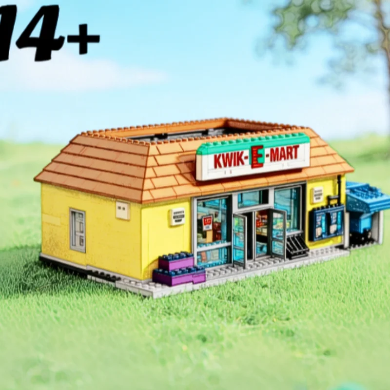 2179pcs The Kwik E Mart Store Model Toys Virginia Simpsons Convenience Supermarket Building Blocks For Birthday Christmas Gifts
2179pcs The Kwik E Mart Store Model Toys Virginia Simpsons Convenience Supermarket Building Blocks For Birthday Christmas Gifts