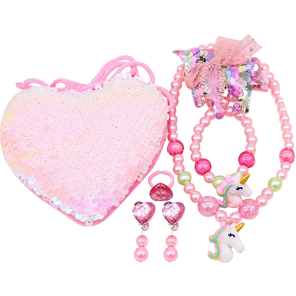 Unicorn Necklace Jewelry Set Pearl Plastic Girl Jewelry For Kids Gift Earrings Necklace for Girls Cartoon Bright Color
Unicorn Necklace Jewelry Set Pearl Plastic Girl Jewelry For Kids Gift Earrings Necklace for Girls Cartoon Bright Color