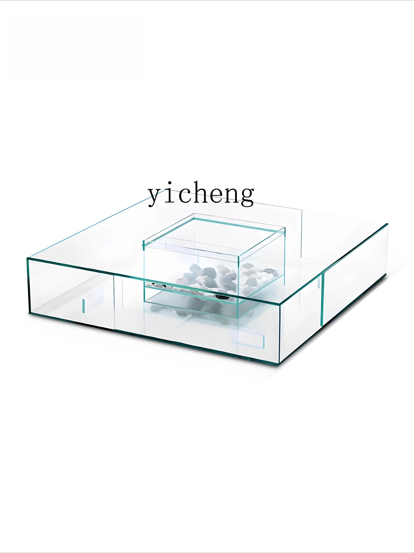 LSL Italian Minimalist Transparent Glass Coffee Table for Home with High-End Feel Square Low Table
LSL Italian Minimalist Transparent Glass Coffee Table for Home with High-End Feel Square Low Table