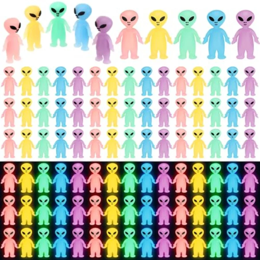 Pcs Colorful Mini Alien Figures to Hide and Seek Glow in The Dark Small Little Tiny Alien Figurine Bulk Space Party Favors Pran
Pcs Colorful Mini Alien Figures to Hide and Seek Glow in The Dark Small Little Tiny Alien Figurine Bulk Space Party Favors Pran