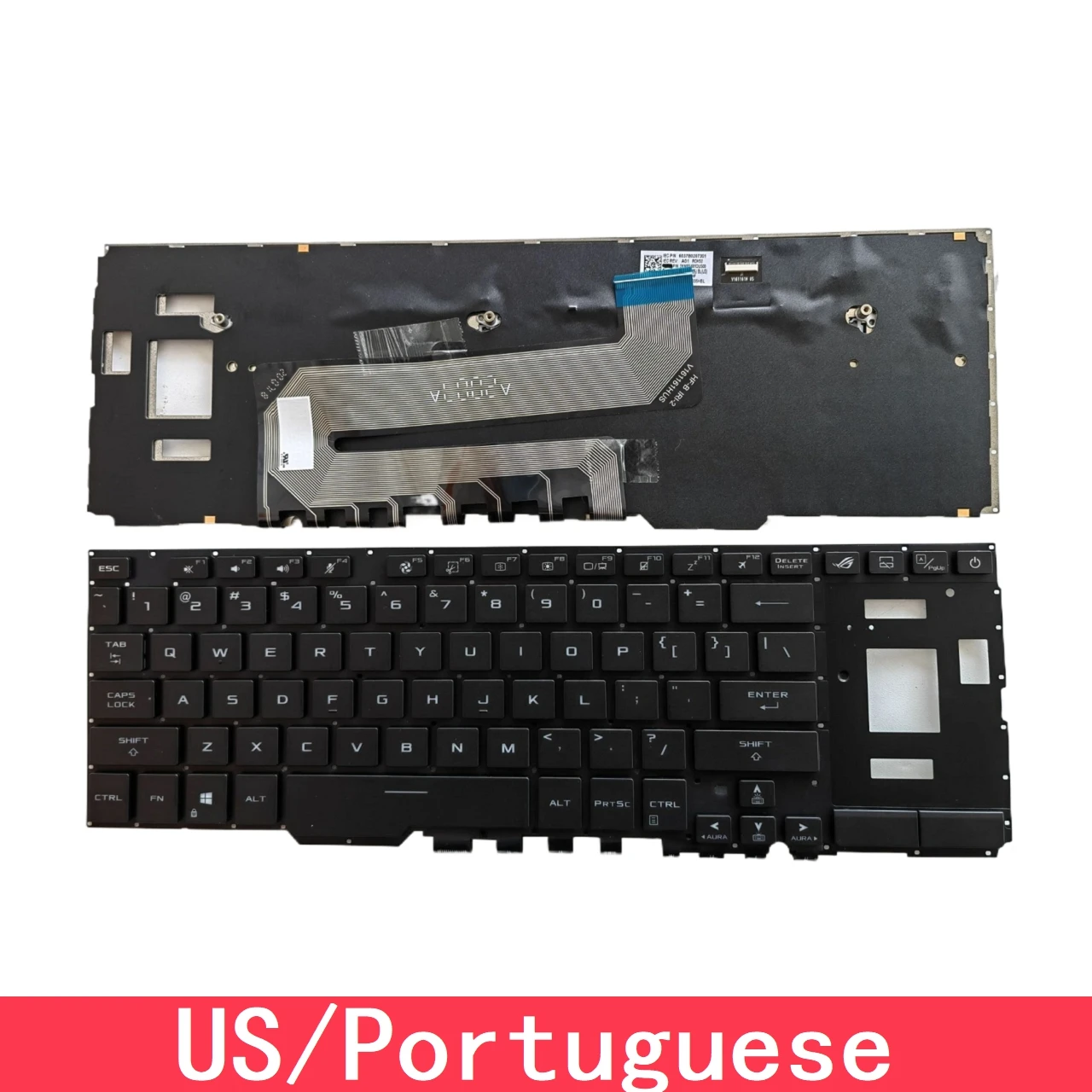 Для ASUS ROG Zephyrus Duo 15 дюймов GX550L GX550 GX550LXS GX550LWS GX551 GX551Q Замена клавиатуры ноутбука США португальский с RGB
Для ASUS ROG Zephyrus Duo 15 дюймов GX550L GX550 GX550LXS GX550LWS GX551 GX551Q Замена клавиатуры ноутбука США португальский с RGB
