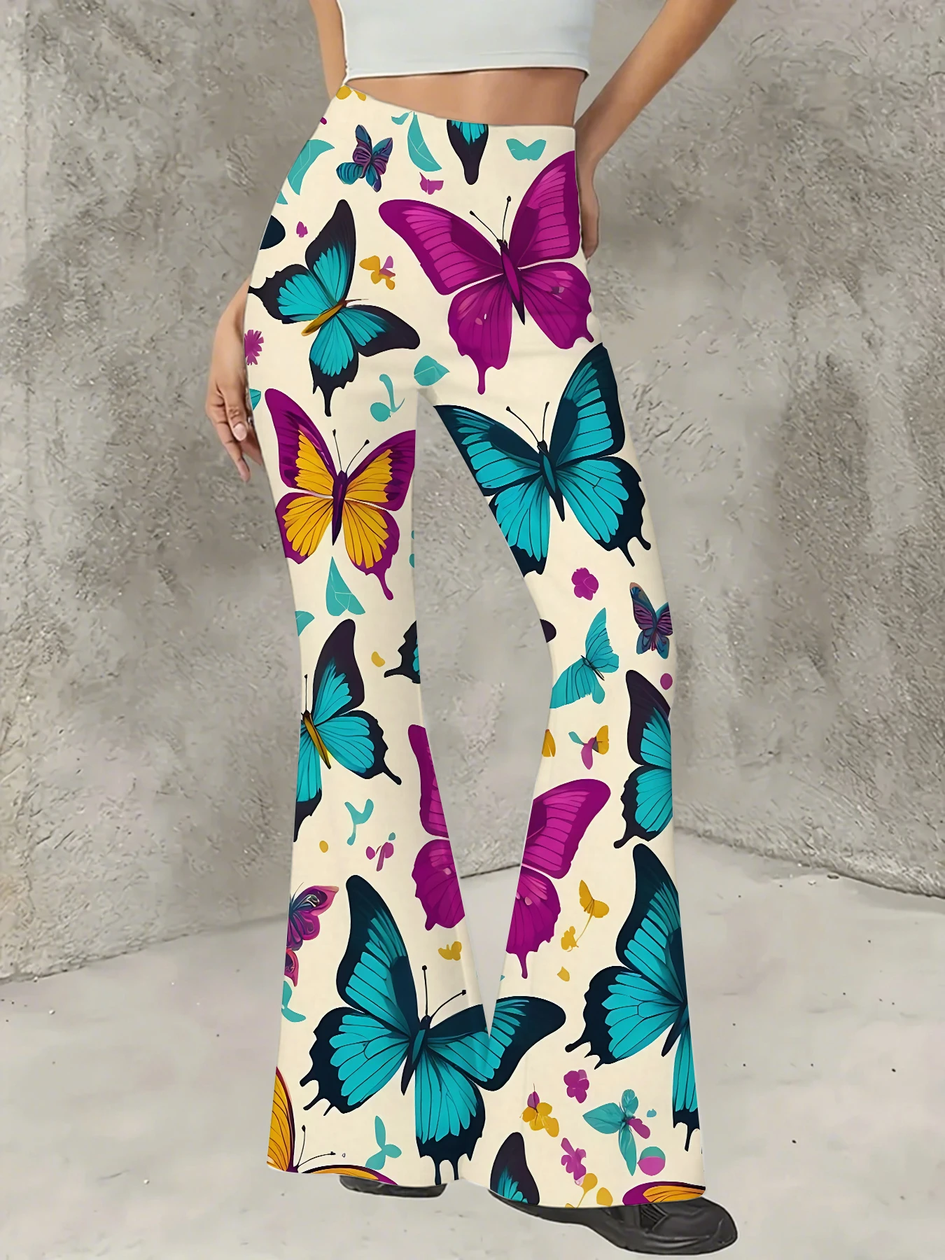 Plus Size All-Over Print Flare Pants Women Stretchy High Waist Bell Bottom
Plus Size All-Over Print Flare Pants Women Stretchy High Waist Bell Bottom