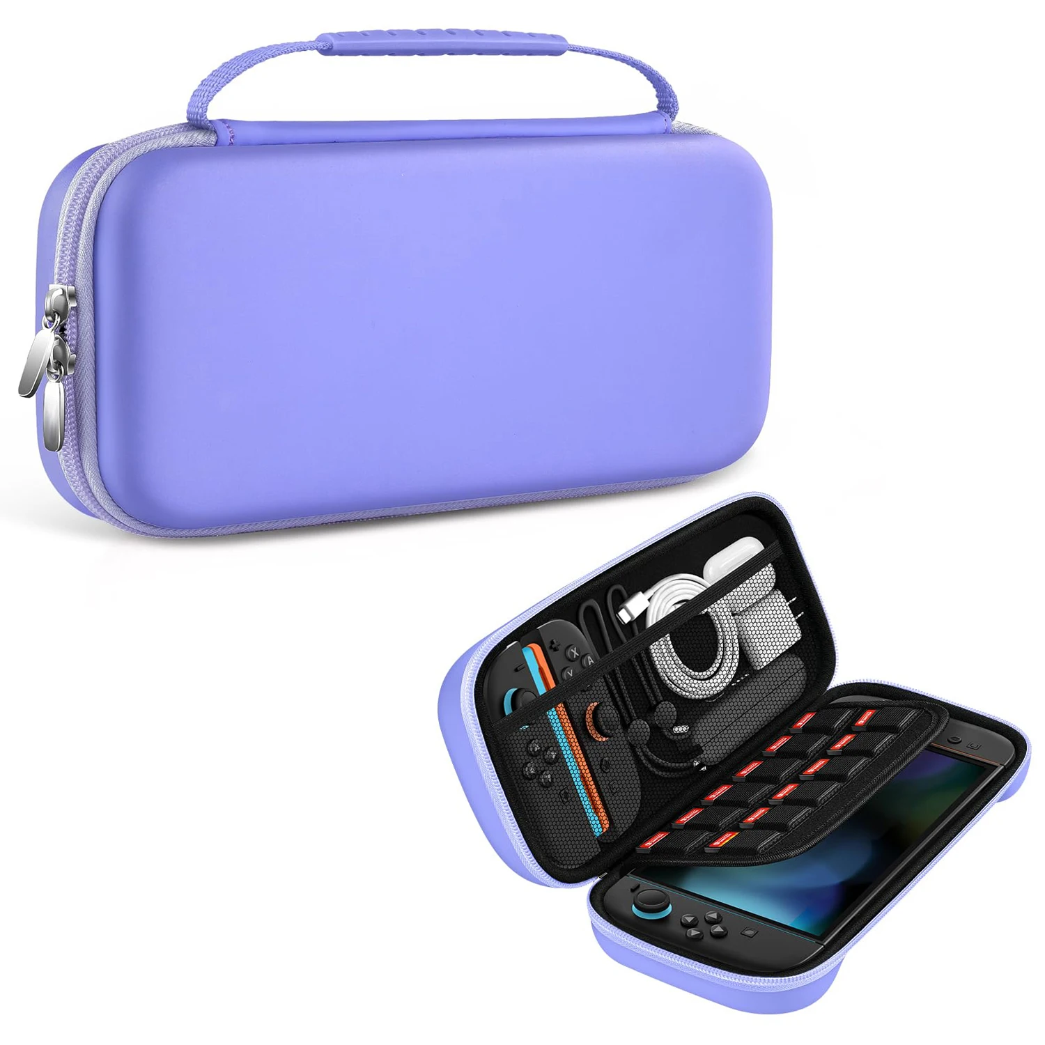 Carrying Case for Nintendo Switch 2 – Hard Shell Waterproof Bag with 12 Game Cartridge Slots & Accessory Storage
Carrying Case for Nintendo Switch 2 – Hard Shell Waterproof Bag with 12 Game Cartridge Slots & Accessory Storage