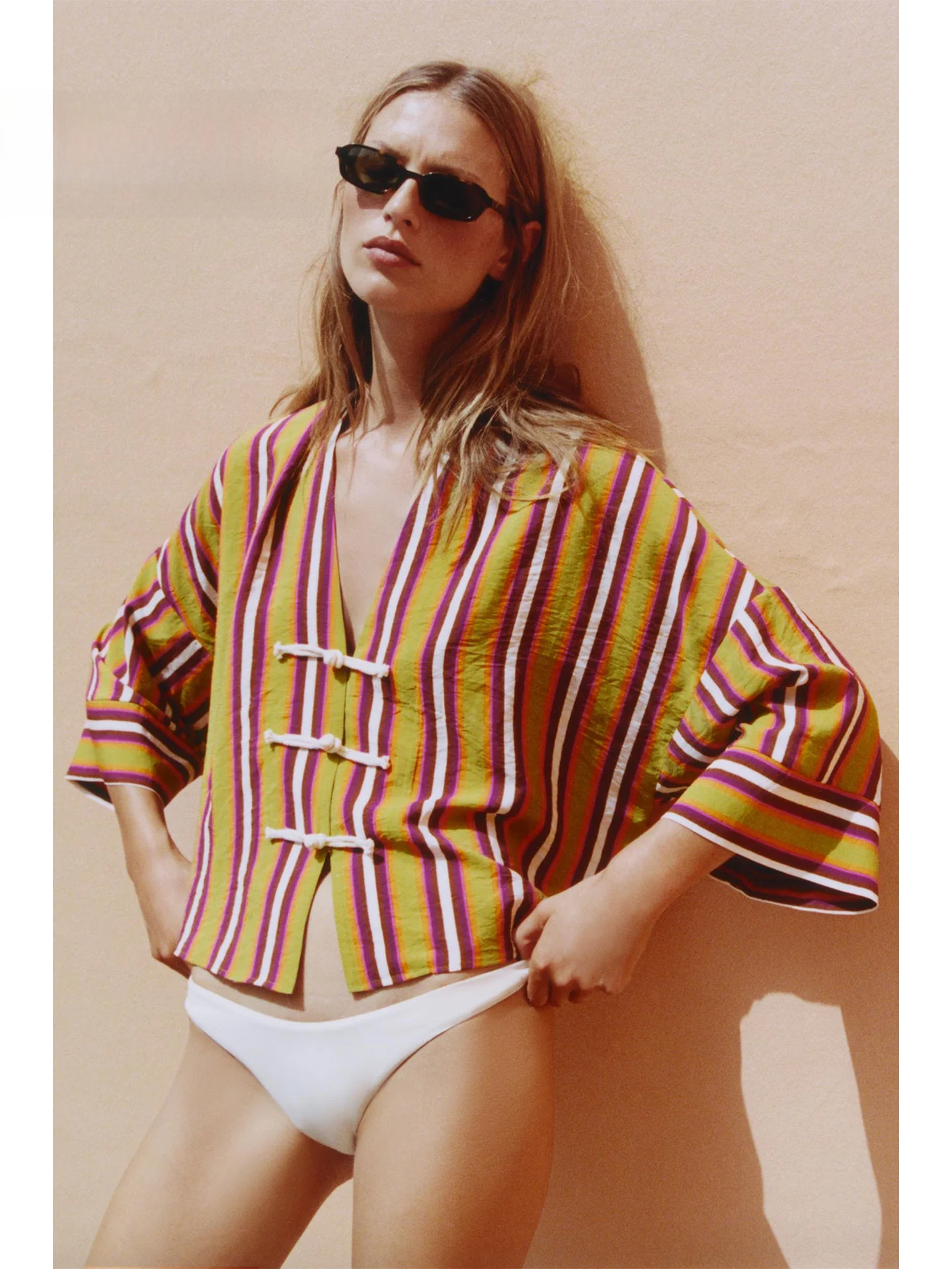 Casual Striped Short Shirt Women's Button up Stand Collar Wide Sleeve Summer New Style Chinese Style New 2026 Commute Loose Fit
Casual Striped Short Shirt Women's Button up Stand Collar Wide Sleeve Summer New Style Chinese Style New 2026 Commute Loose Fit