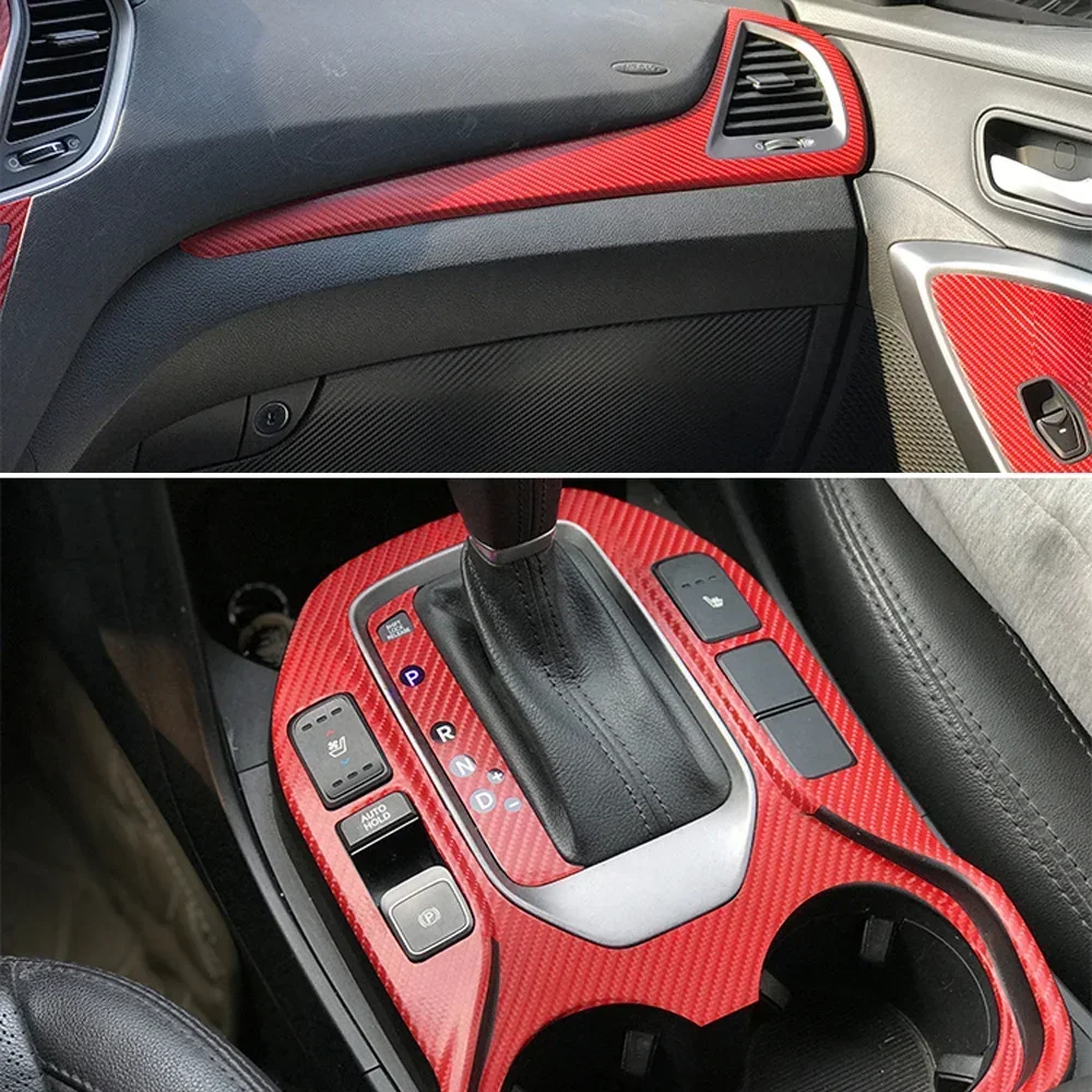 Car-Styling Carbon Fiber Car Interior Center Console Color Change Molding Sticker Decals For Hyundai SantaFe IX45 2013-2018
Car-Styling Carbon Fiber Car Interior Center Console Color Change Molding Sticker Decals For Hyundai SantaFe IX45 2013-2018