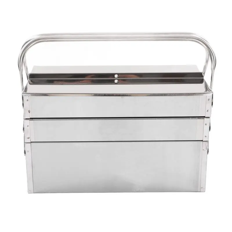 AUAU-Metal Cantilever Tool Box, 3 Layer 5 Tray Proof Retractable Organizer, Handheld Multifunctional Metal Toolbox
AUAU-Metal Cantilever Tool Box, 3 Layer 5 Tray Proof Retractable Organizer, Handheld Multifunctional Metal Toolbox