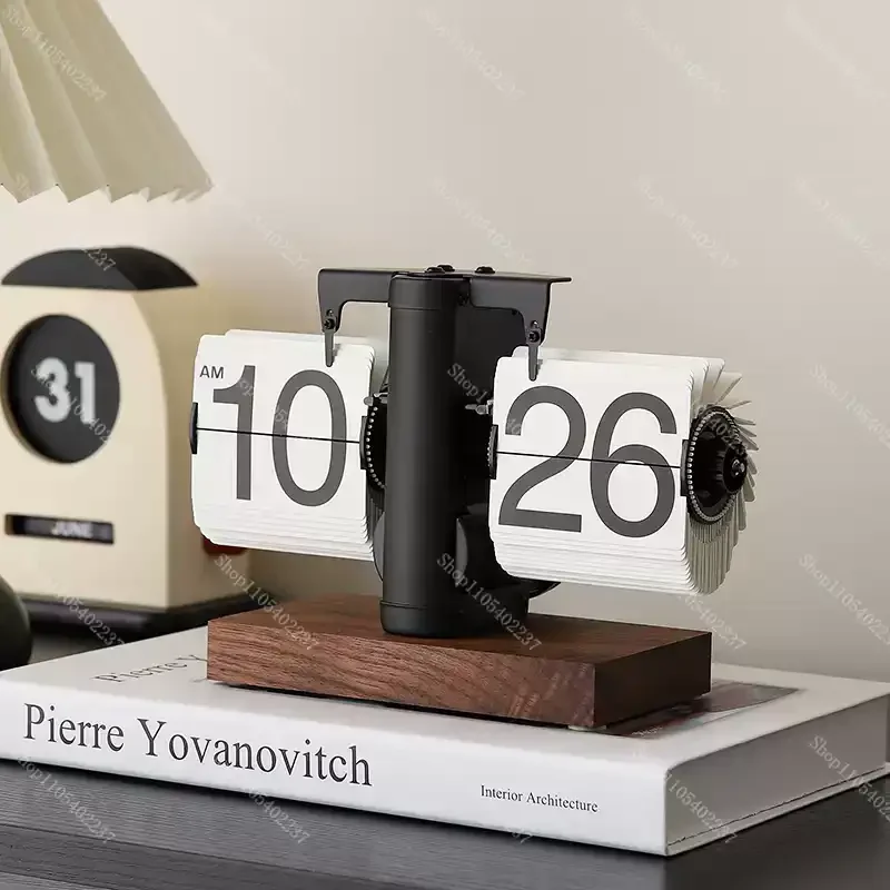 Automatic Flip Mechanical Clock Calendar Luxury Desktop Home Decor for Living Room TV Cabinet
Automatic Flip Mechanical Clock Calendar Luxury Desktop Home Decor for Living Room TV Cabinet