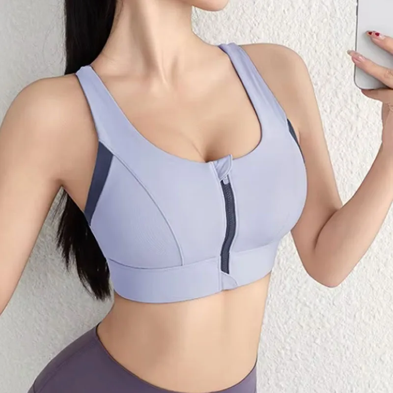PofyBofy Спортивный бюстгальтер на молнии с застежкой спереди Ударопрочный спортивный бюстгальтер Женский спортивный бюстгальтер с высокой поддержкой Бюстгальтеры для бега для тренировок
PofyBofy Спортивный бюстгальтер на молнии с застежкой спереди Ударопрочный спортивный бюстгальтер Женский спортивный бюстгальтер с высокой поддержкой Бюстгальтеры для бега для тренировок