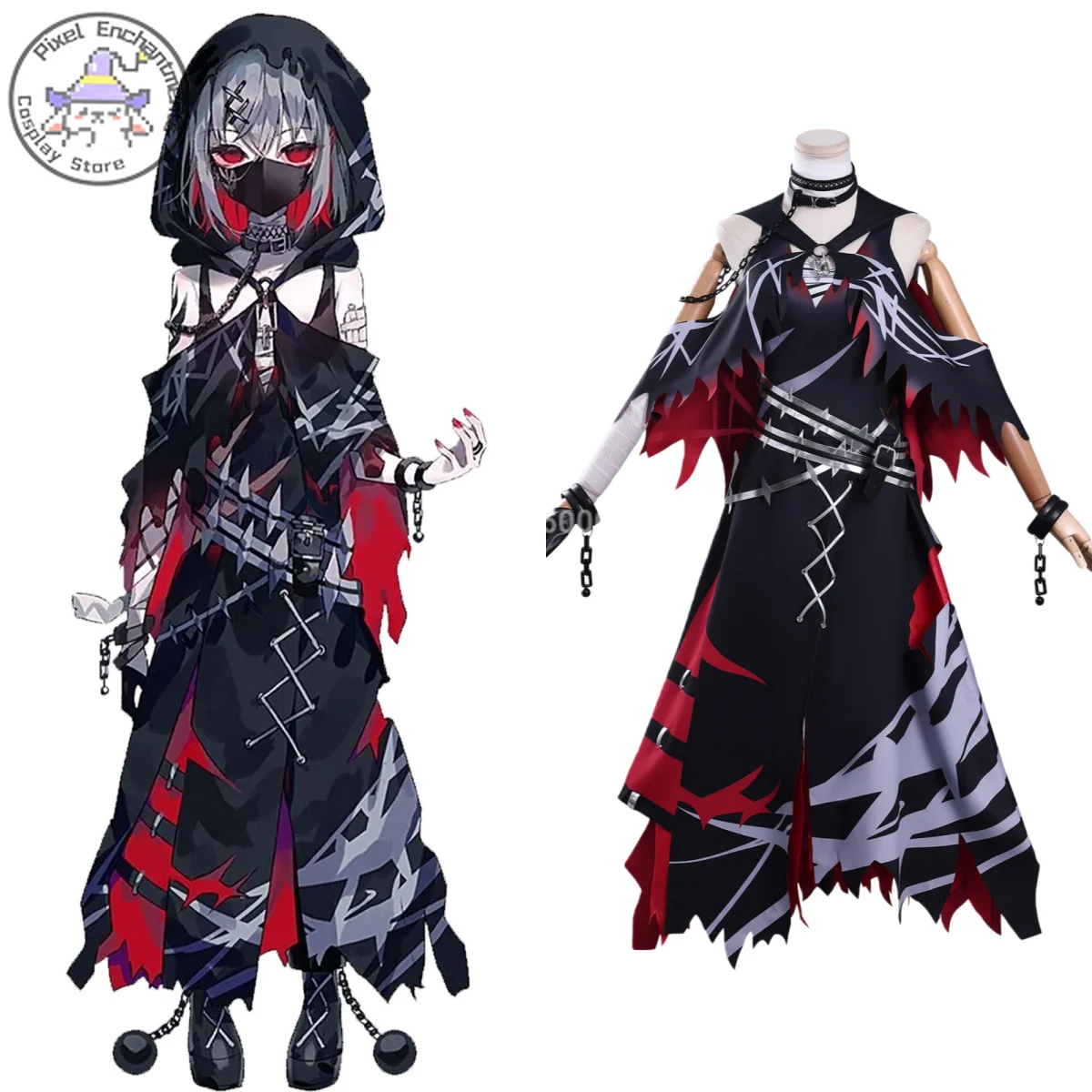 Magical Girl Witch Trials Cosplay Costume Women Anime Shido Arisa Role Playing Clothes Dress Adult Halloween Comic Con Outfit
Magical Girl Witch Trials Cosplay Costume Women Anime Shido Arisa Role Playing Clothes Dress Adult Halloween Comic Con Outfit