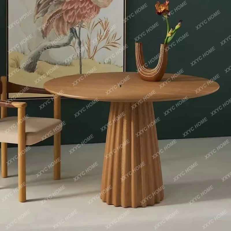 L retro solid wood round table South East Asia log design coffee table
L retro solid wood round table South East Asia log design coffee table
