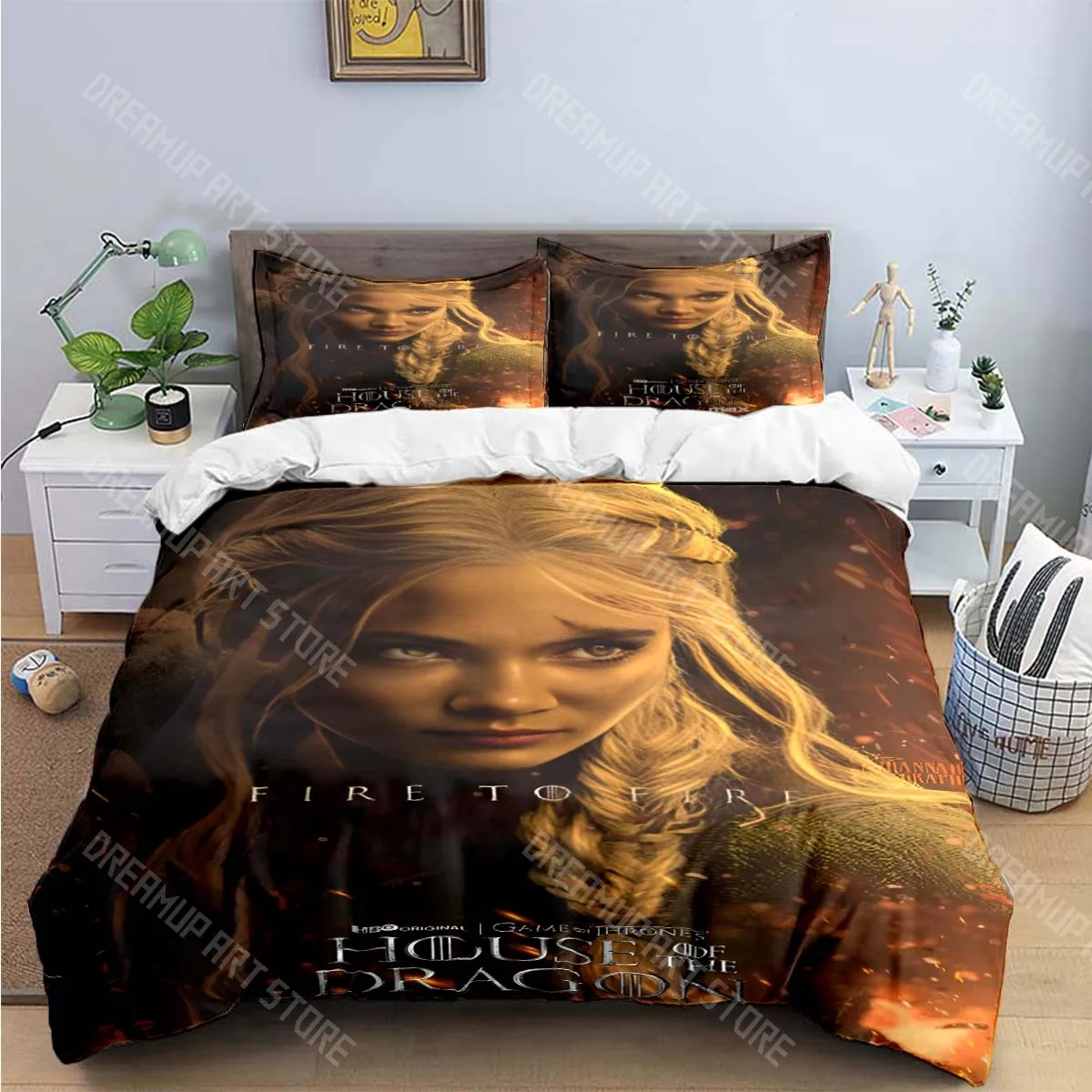 Fashion Famous Film Role H-House of The Dragon Bedding Sets Bed Supplies Set Duvet Cover Bed Comforter Set Bedding Set Gift
Fashion Famous Film Role H-House of The Dragon Bedding Sets Bed Supplies Set Duvet Cover Bed Comforter Set Bedding Set Gift