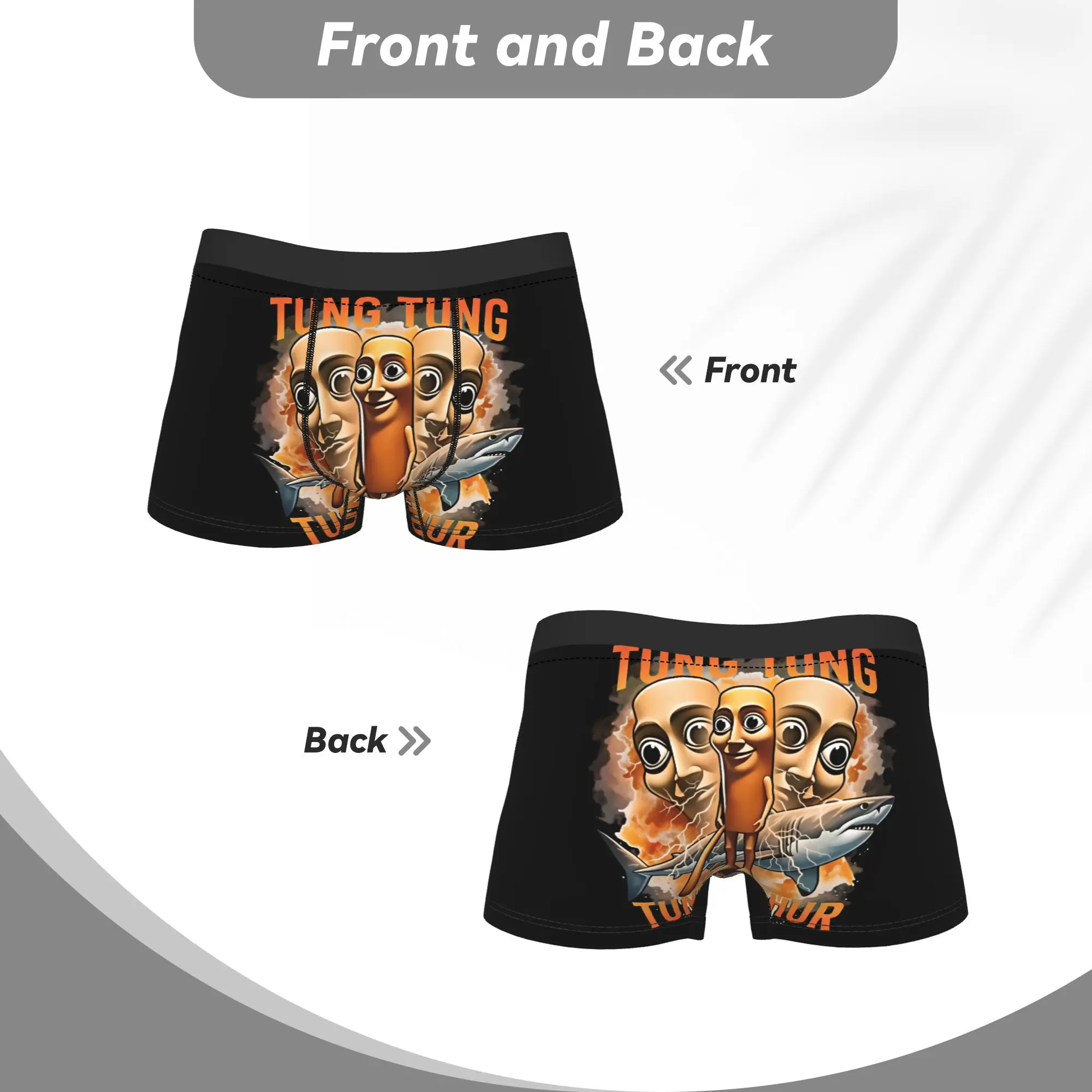 Tung Tung Sahur Shark Underwear Men's Shorts Briefs Soft Trend Boxershorts Quality Custom DIY Plus Size Underpants
Tung Tung Sahur Shark Underwear Men's Shorts Briefs Soft Trend Boxershorts Quality Custom DIY Plus Size Underpants