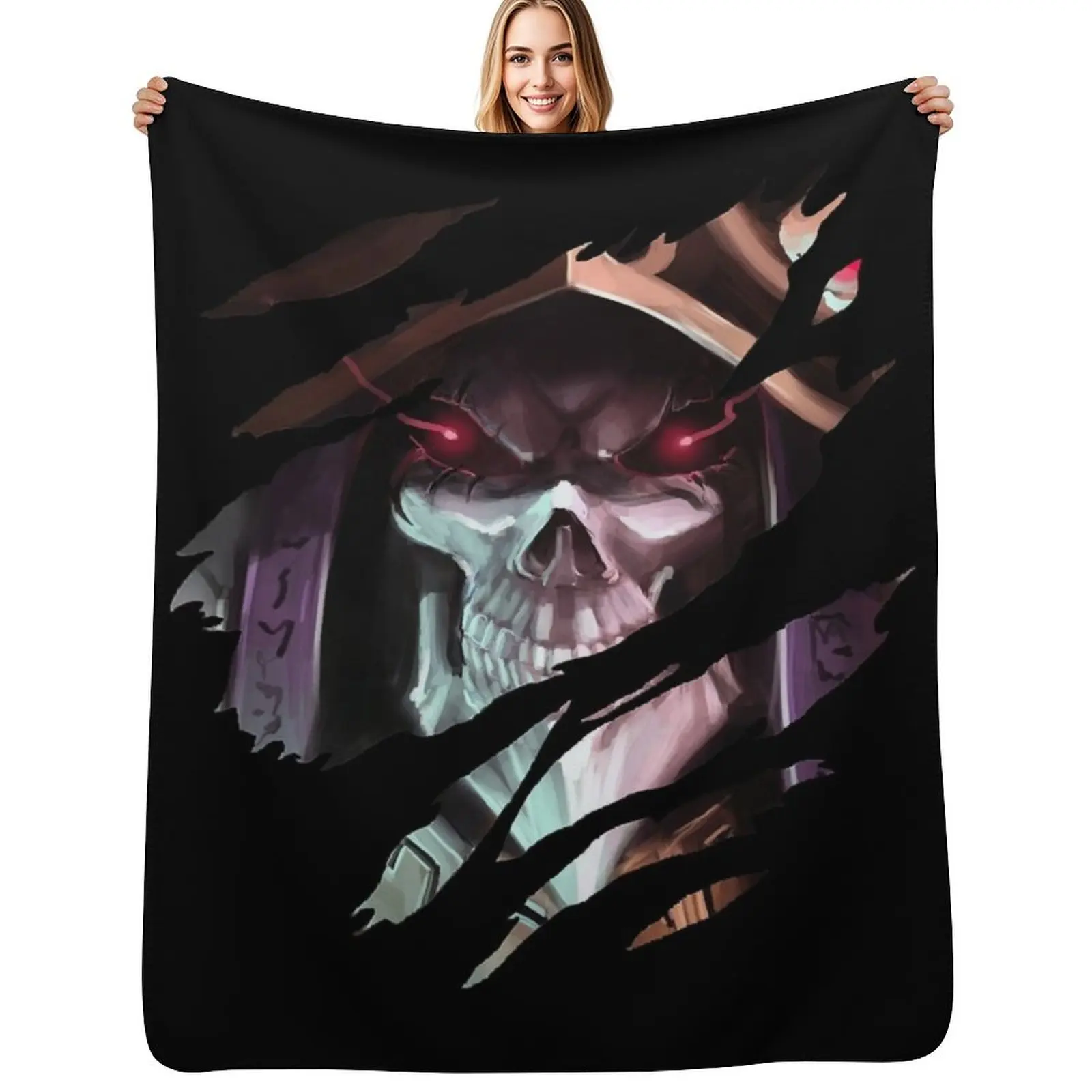 Anime Overlord - Momonga Throw Blanket Softest Moving Weighted Extra Large Throw Blankets 
Anime Overlord - Momonga Throw Blanket Softest Moving Weighted Extra Large Throw Blankets