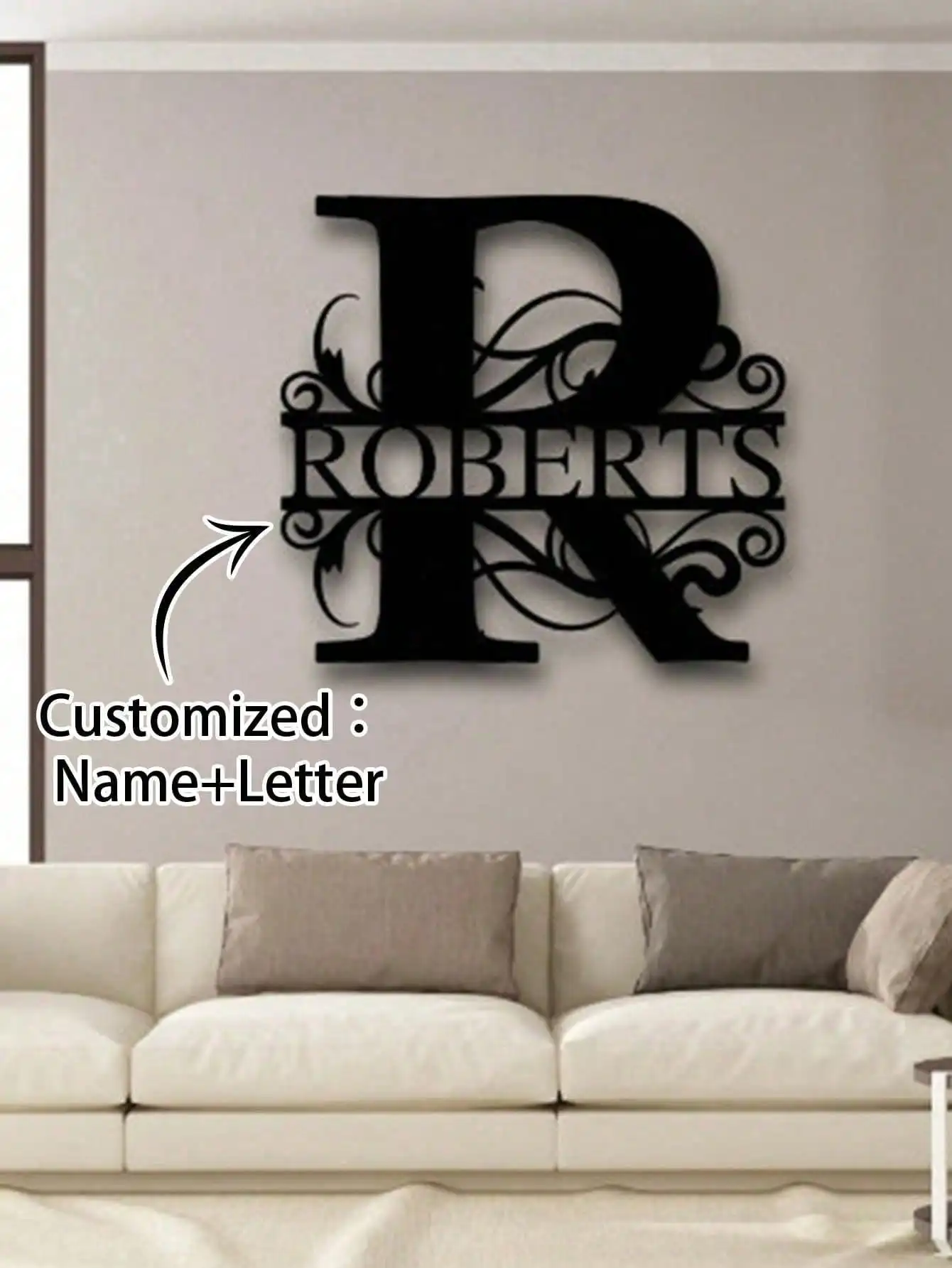 Custom Name Metal Letter Sign - Personalized Wall Art Decor for Living Room, Unique Hanging Ornament
Custom Name Metal Letter Sign - Personalized Wall Art Decor for Living Room, Unique Hanging Ornament